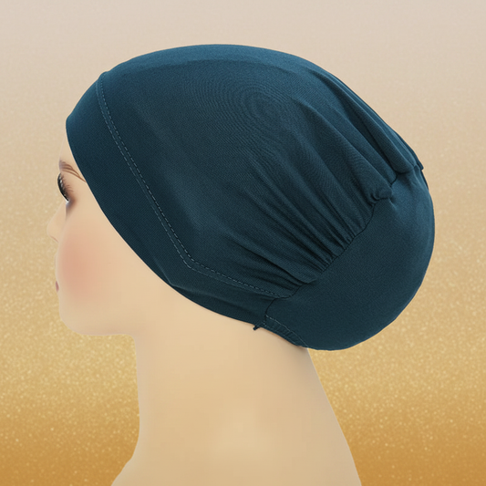 Bonnet hijab fond beige doré