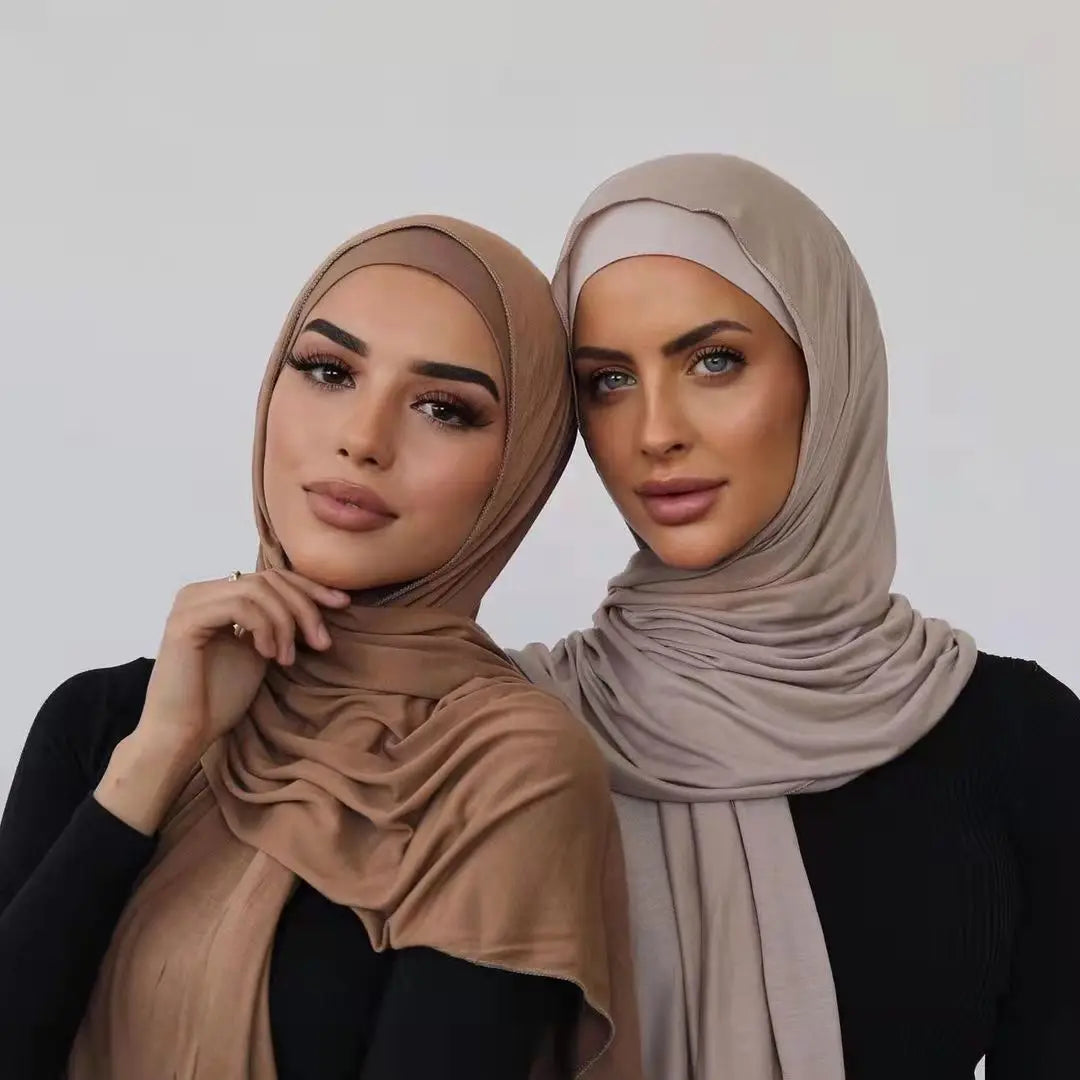 Hijab jersey coton doux 180 cm Naeloura — vue secondaire 3