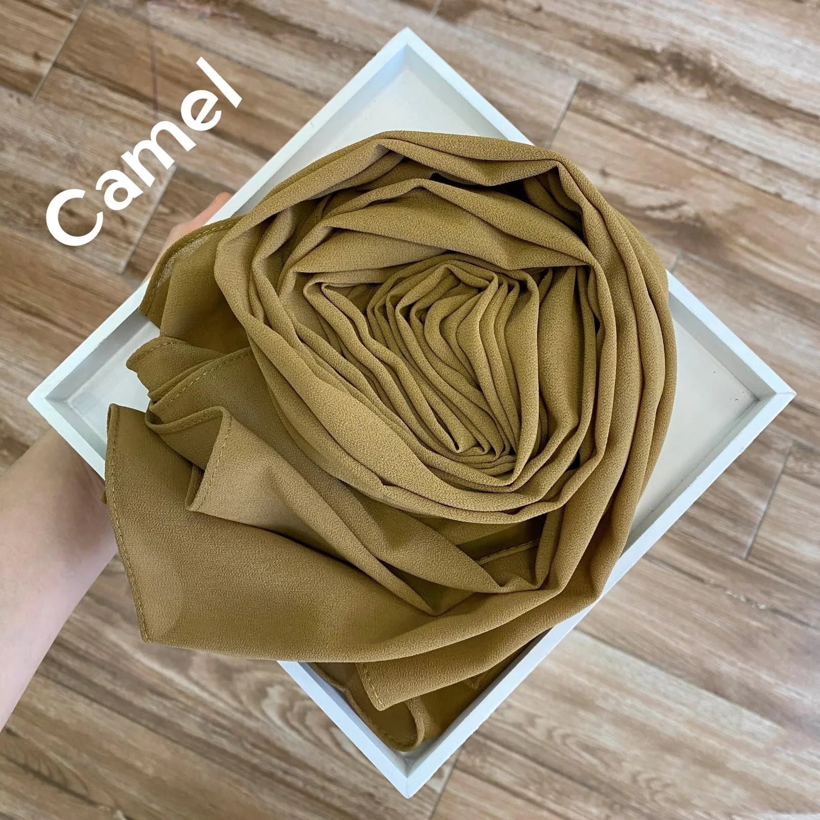 Foulard hijab mousseline prêt-à-porter 70x180 cm Naeloura — vue secondaire 5