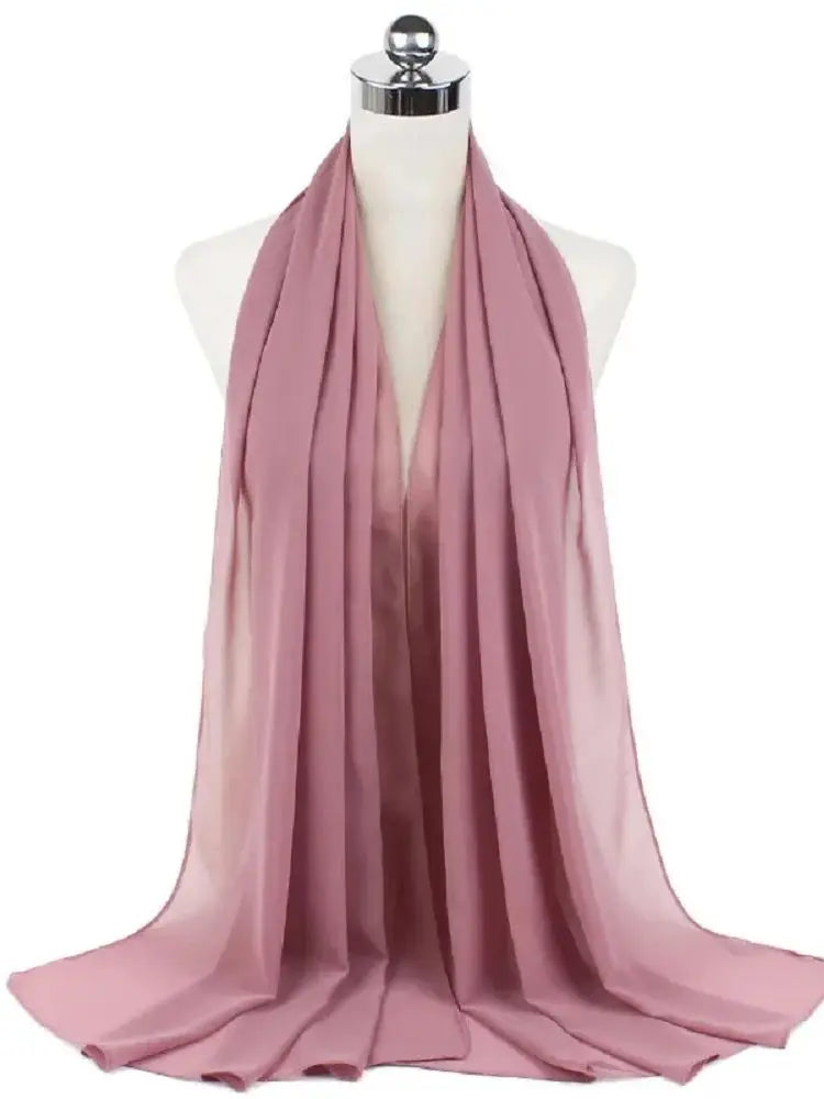 Foulard hijab mousseline prêt-à-porter 70x180 cm Naeloura — vue secondaire 42
