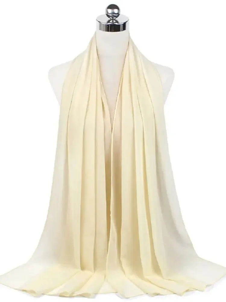 Foulard hijab mousseline prêt-à-porter 70x180 cm Naeloura — vue secondaire 17