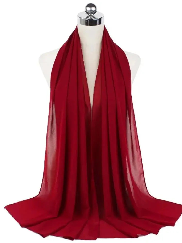 Foulard hijab mousseline prêt-à-porter 70x180 cm Naeloura — vue secondaire 22