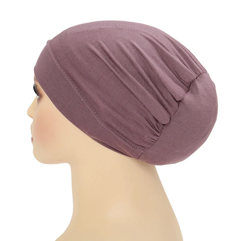Bonnet sous-hijab modal extensible Naeloura — vue secondaire 7