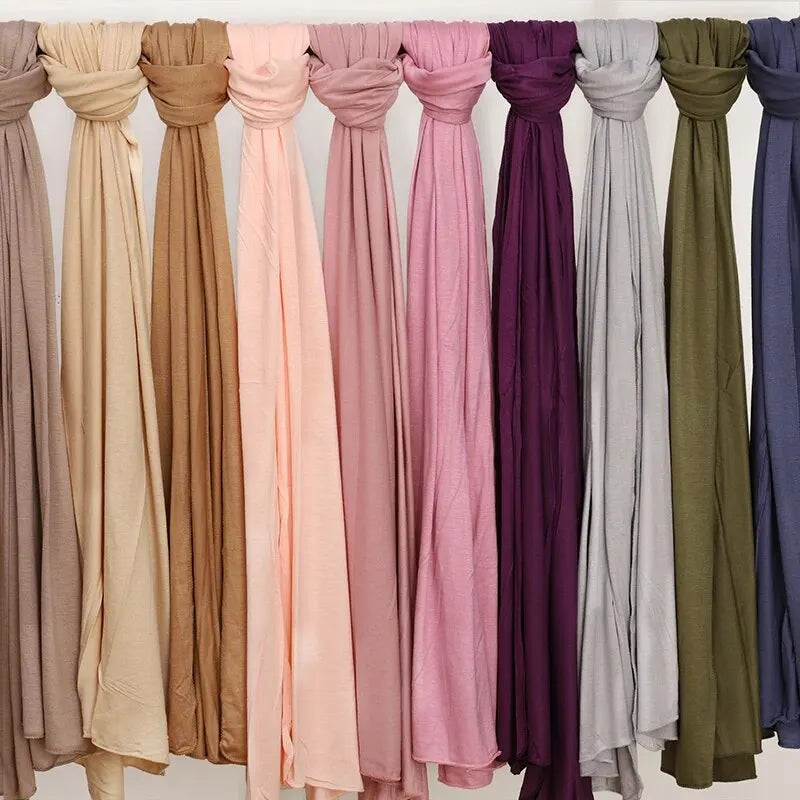 Foulard hijab jersey modal 170x60 cm Naeloura — vue secondaire 4