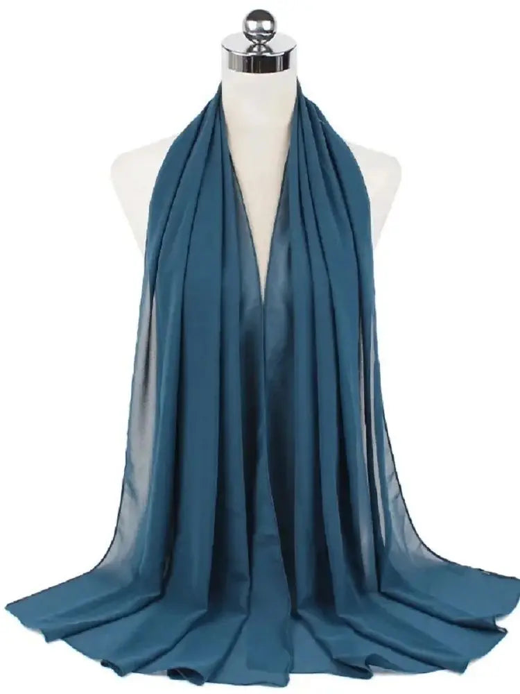 Foulard hijab mousseline prêt-à-porter 70x180 cm Naeloura — vue secondaire 69