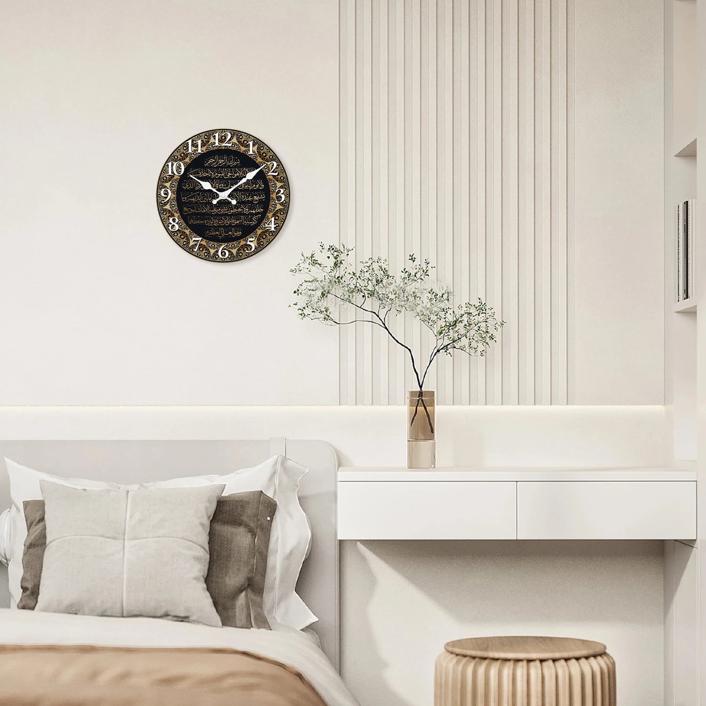 Horloge murale islamique en bois Naeloura — vue secondaire 6