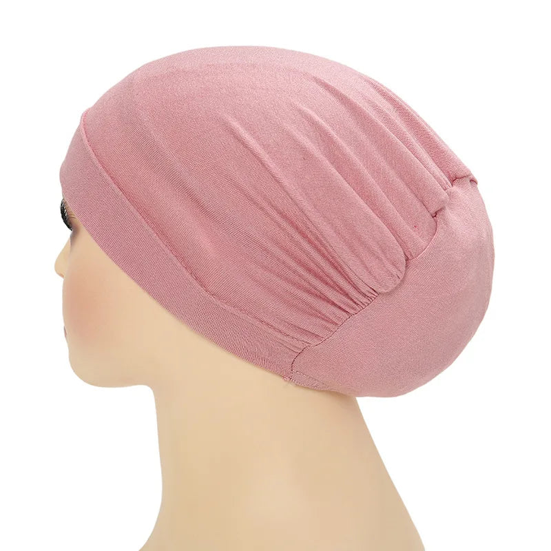 Bonnet sous-hijab modal extensible Naeloura — vue secondaire 6