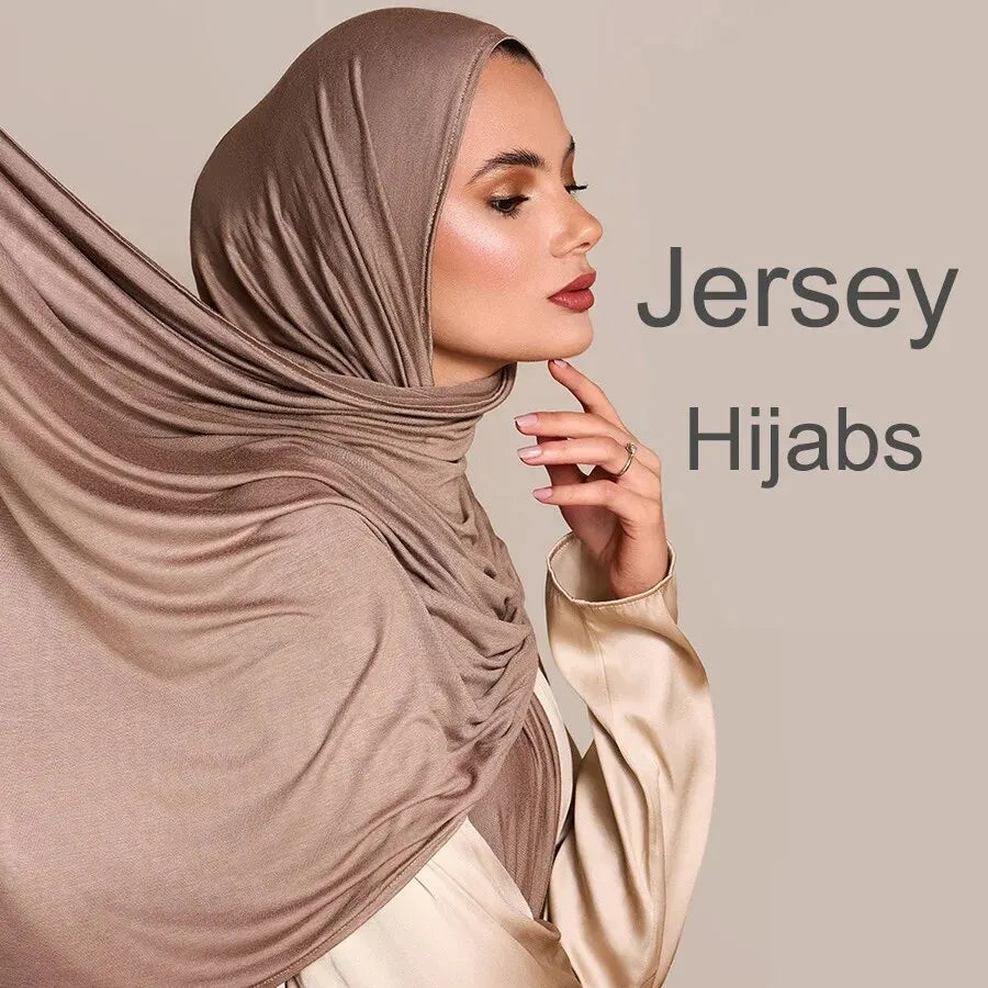 Foulard hijab jersey modal 170x60 cm Naeloura — vue secondaire 2