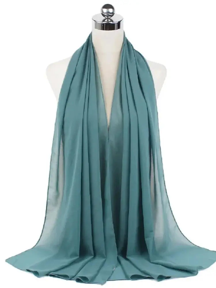 Foulard hijab mousseline prêt-à-porter 70x180 cm Naeloura — vue secondaire 38