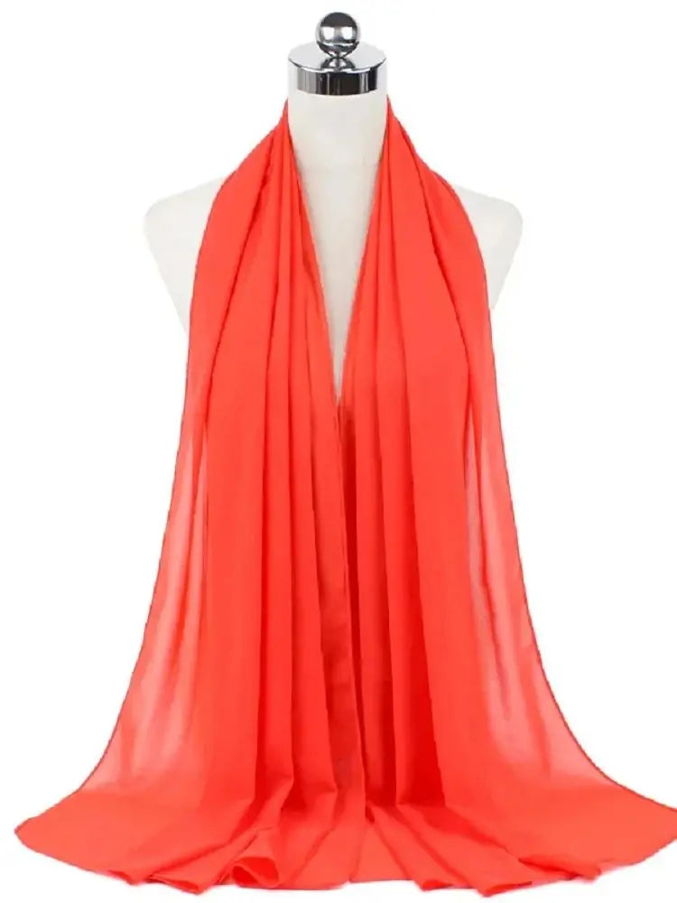 Foulard hijab mousseline prêt-à-porter 70x180 cm Naeloura — vue secondaire 30