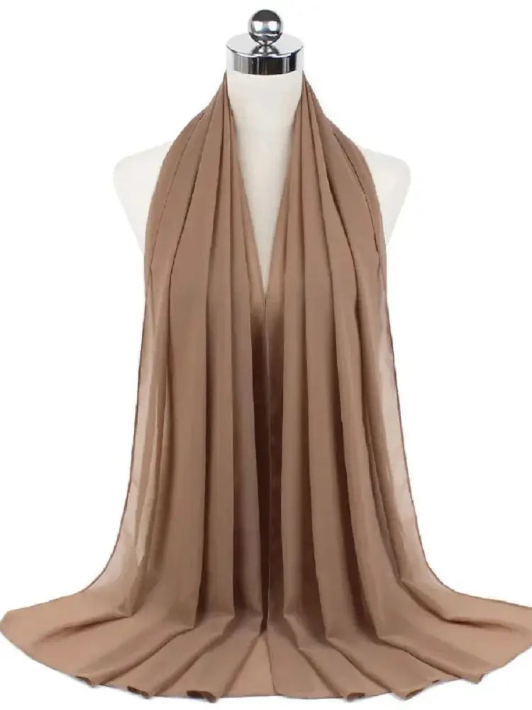 Foulard hijab mousseline prêt-à-porter 70x180 cm Naeloura — vue secondaire 54