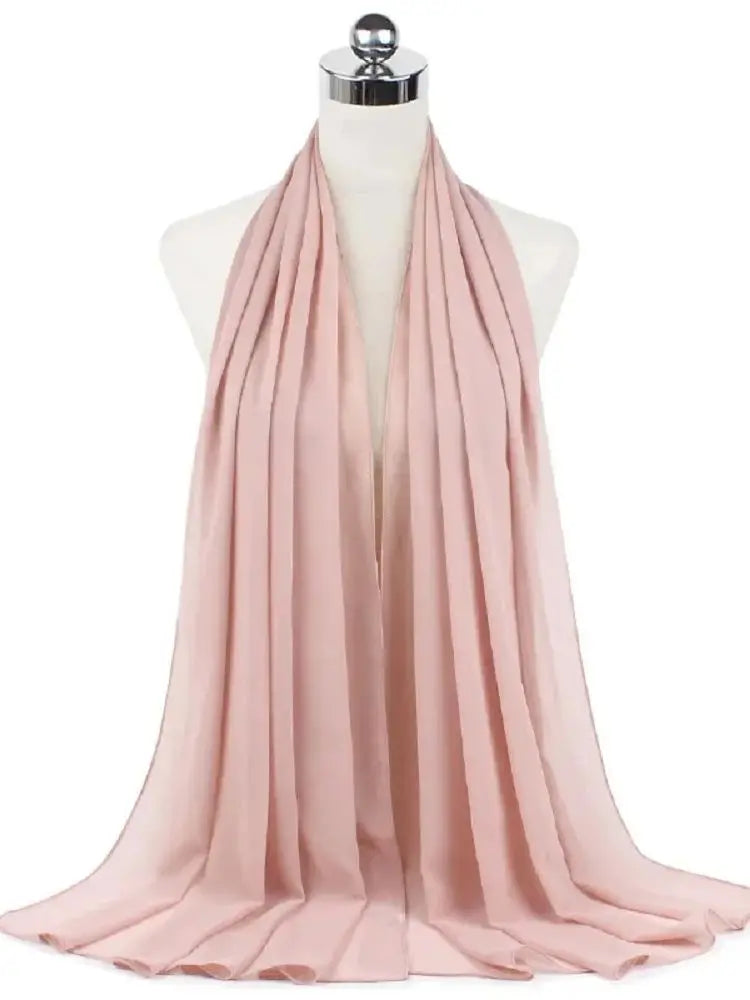 Foulard hijab mousseline prêt-à-porter 70x180 cm Naeloura — vue secondaire 56