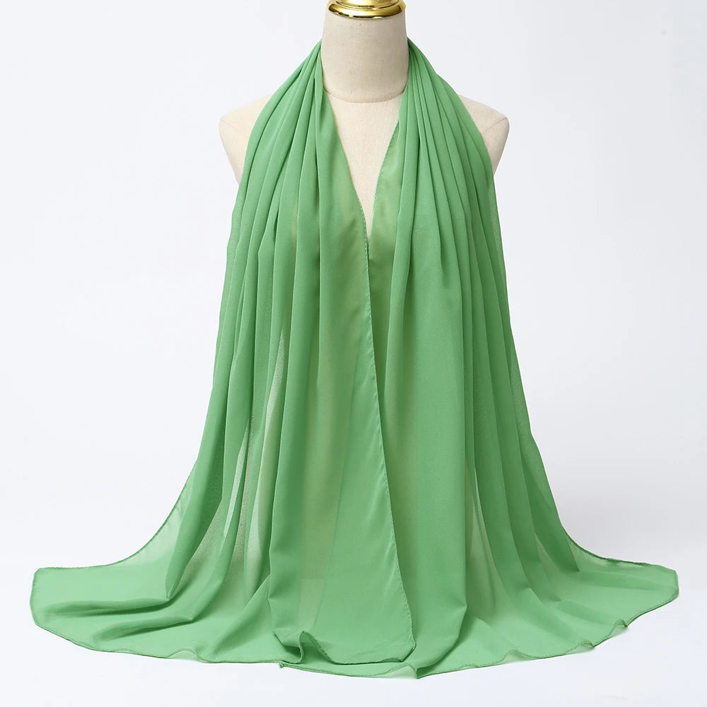 Hijab mousseline chiffon 175x70 cm Naeloura — vue secondaire 52