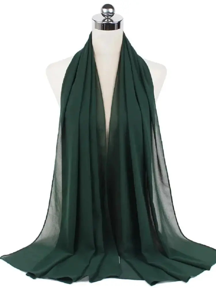 Foulard hijab mousseline prêt-à-porter 70x180 cm Naeloura — vue secondaire 20
