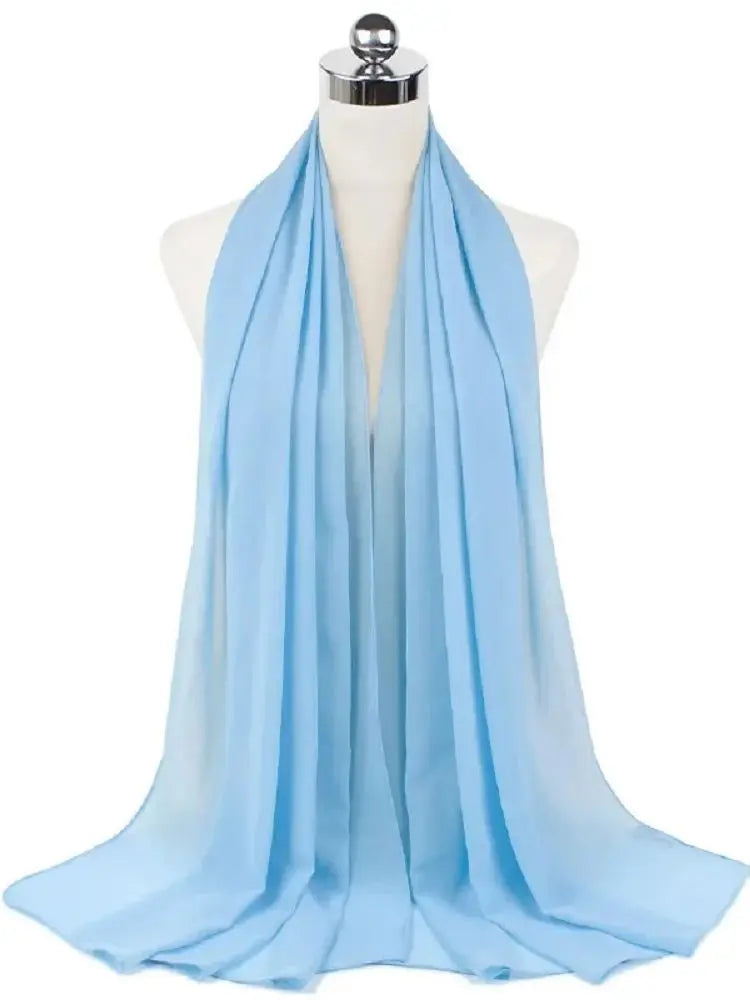 Foulard hijab mousseline prêt-à-porter 70x180 cm Naeloura — vue secondaire 21