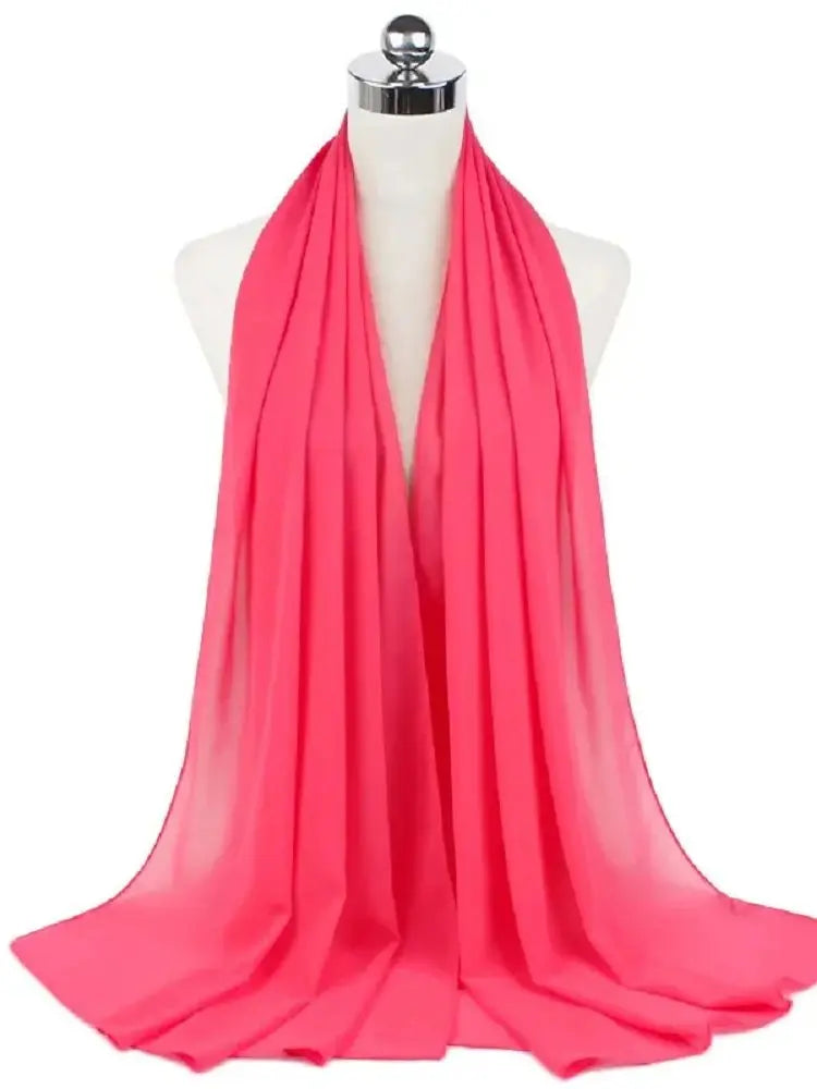 Foulard hijab mousseline prêt-à-porter 70x180 cm Naeloura — vue secondaire 9