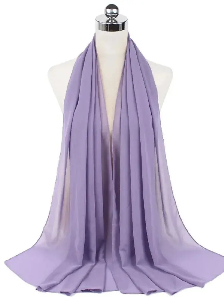 Foulard hijab mousseline prêt-à-porter 70x180 cm Naeloura — vue secondaire 8