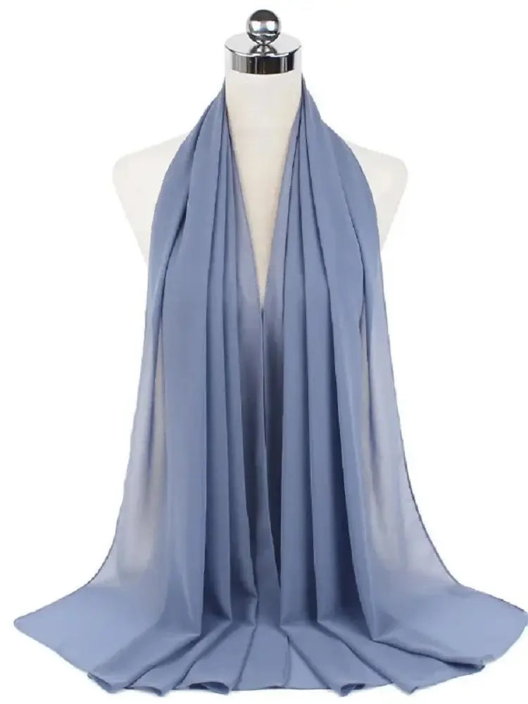 Foulard hijab mousseline prêt-à-porter 70x180 cm Naeloura — vue secondaire 41
