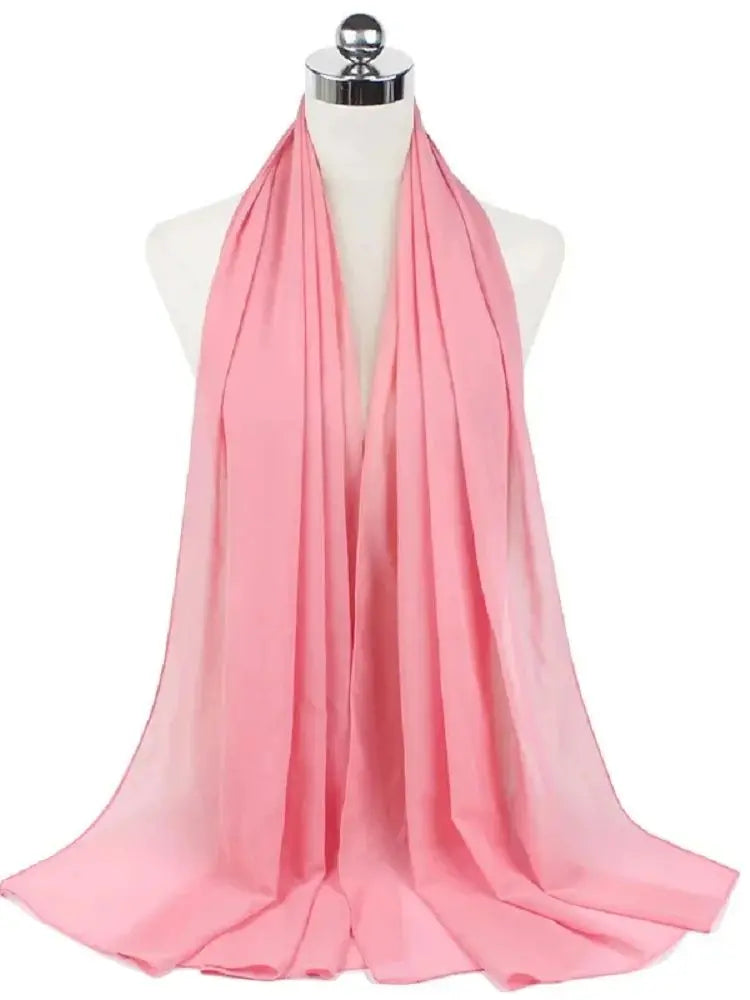 Foulard hijab mousseline prêt-à-porter 70x180 cm Naeloura — vue secondaire 70