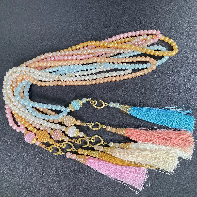 Misbaha 99 perles de verre Naeloura — vue secondaire 3