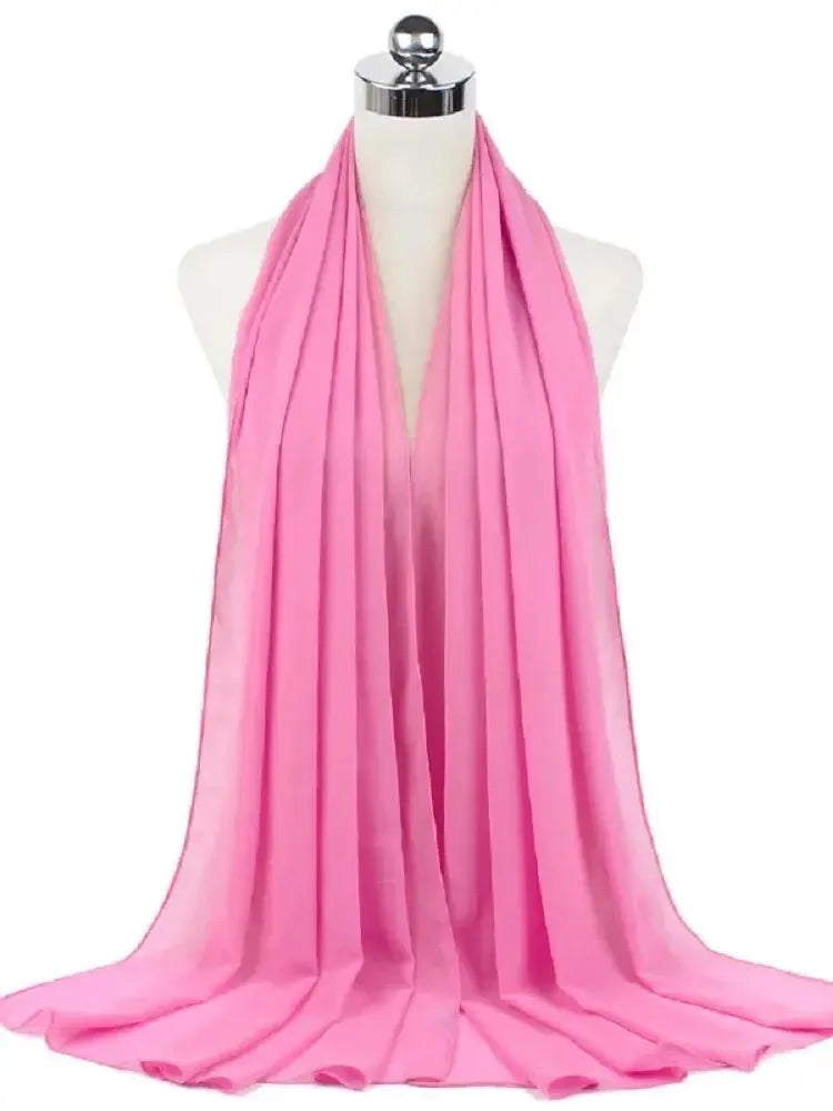 Foulard hijab mousseline prêt-à-porter 70x180 cm Naeloura — vue secondaire 11