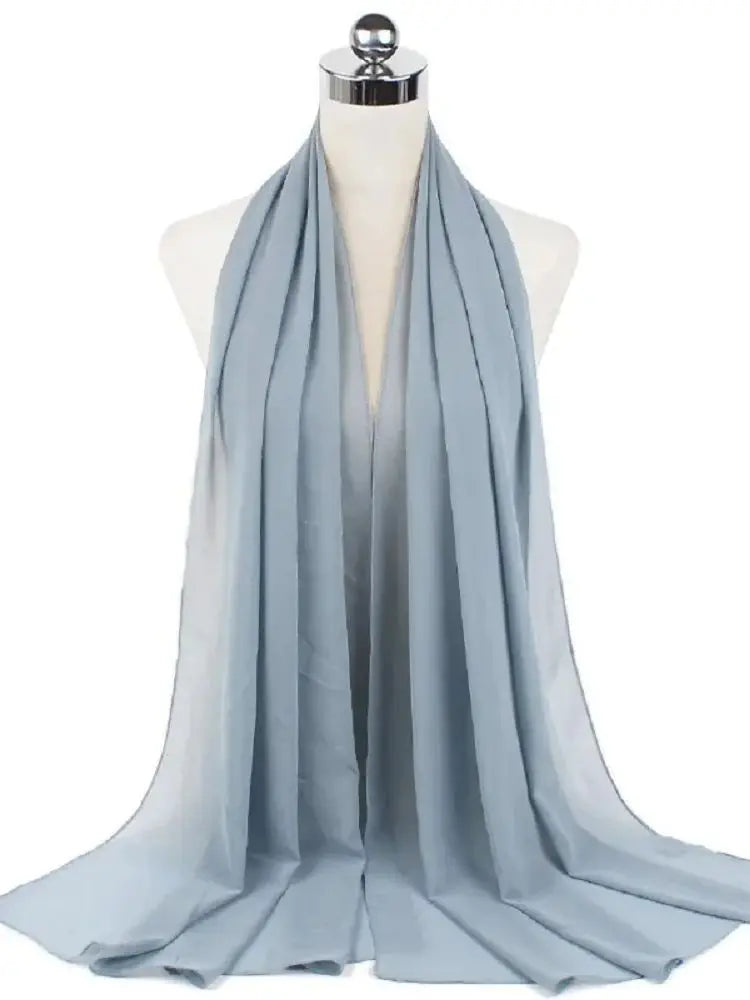Foulard hijab mousseline prêt-à-porter 70x180 cm Naeloura — vue secondaire 49