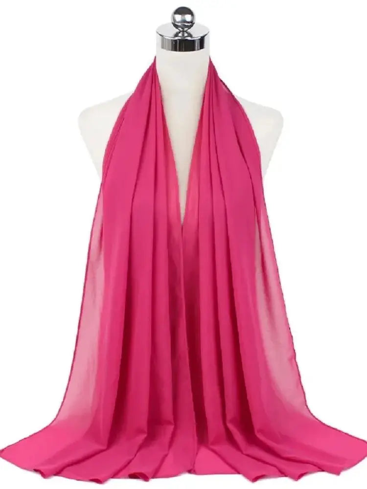 Foulard hijab mousseline prêt-à-porter 70x180 cm Naeloura — vue secondaire 52