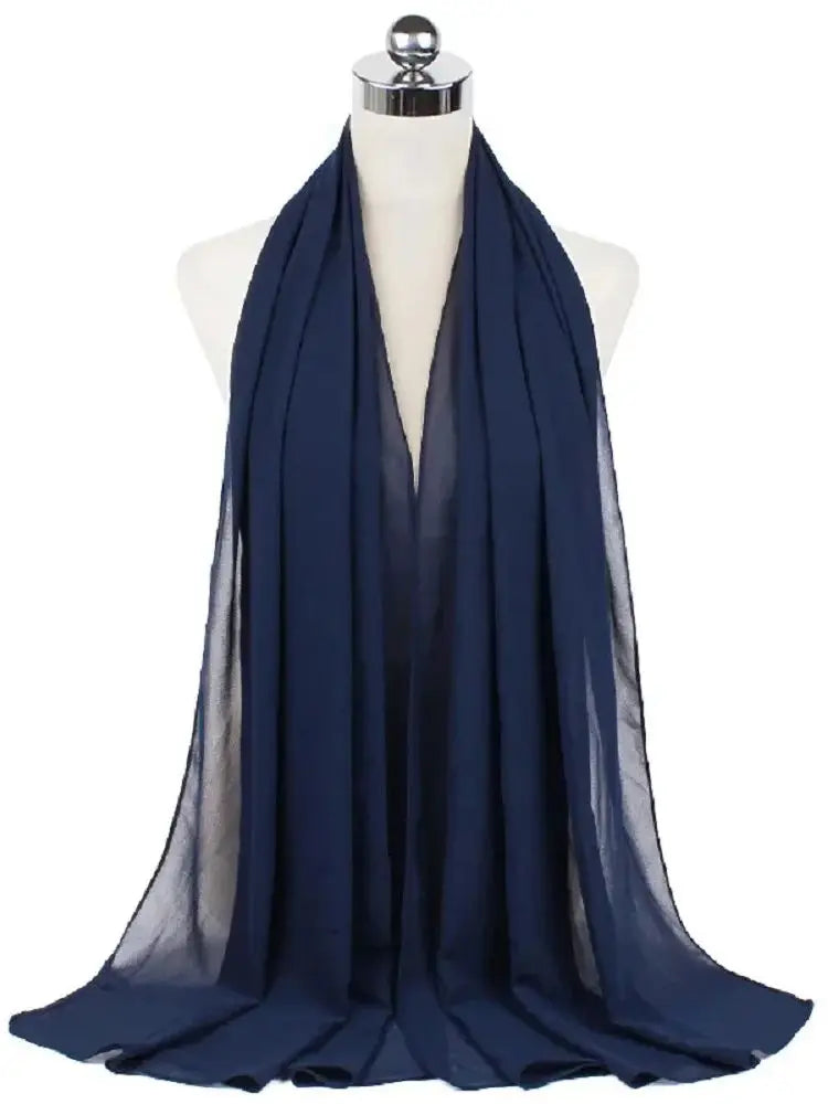 Foulard hijab mousseline prêt-à-porter 70x180 cm Naeloura — vue secondaire 40