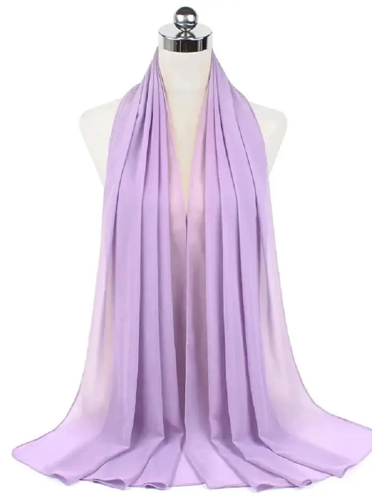 Foulard hijab mousseline prêt-à-porter 70x180 cm Naeloura — vue secondaire 16