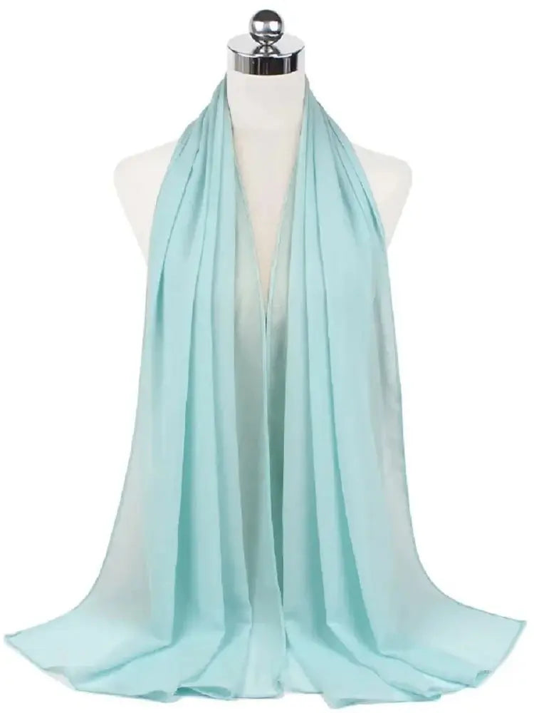 Foulard hijab mousseline prêt-à-porter 70x180 cm Naeloura — vue secondaire 35