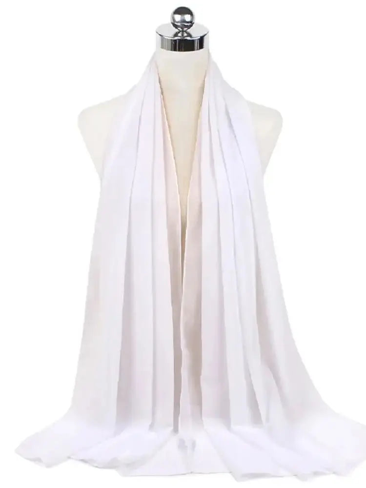 Foulard hijab mousseline prêt-à-porter 70x180 cm Naeloura — vue secondaire 43