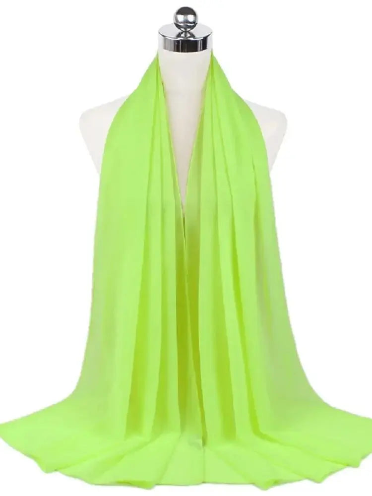 Foulard hijab mousseline prêt-à-porter 70x180 cm Naeloura — vue secondaire 64