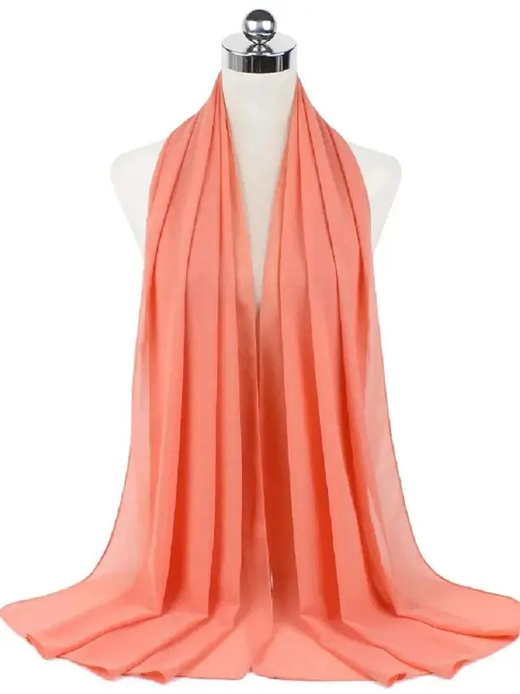 Foulard hijab mousseline prêt-à-porter 70x180 cm Naeloura — vue secondaire 13