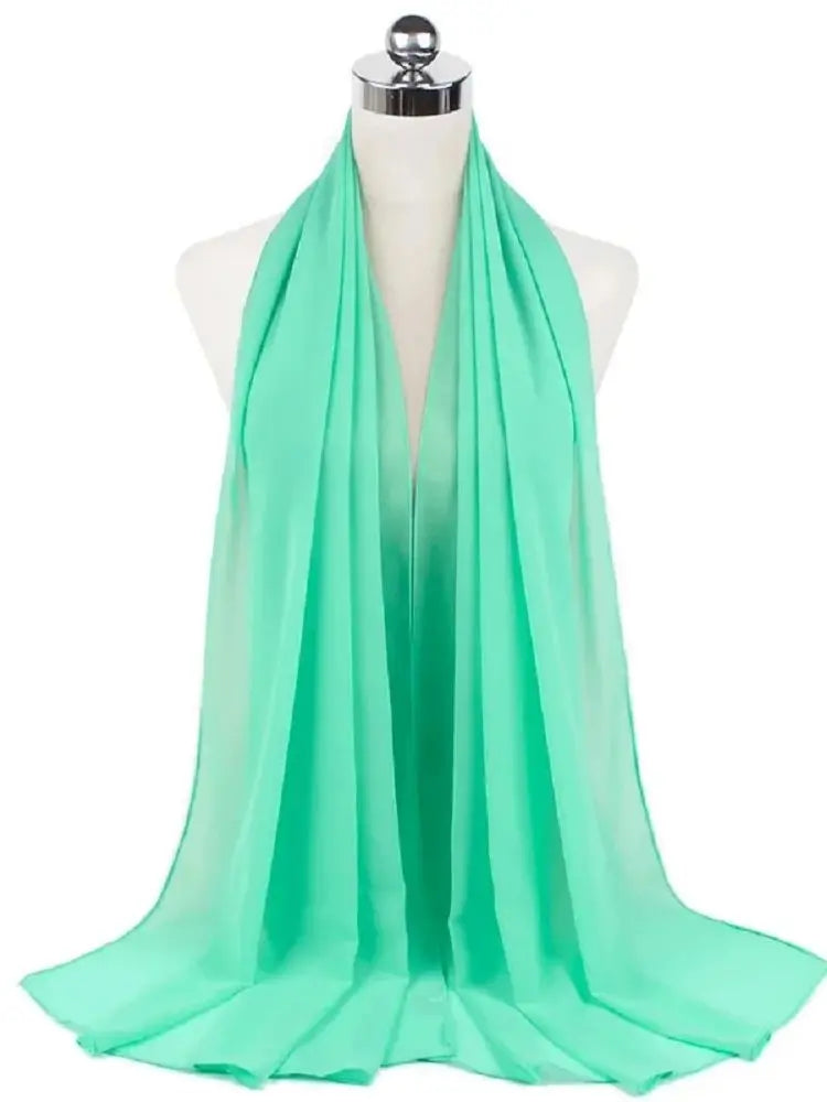 Foulard hijab mousseline prêt-à-porter 70x180 cm Naeloura — vue secondaire 33