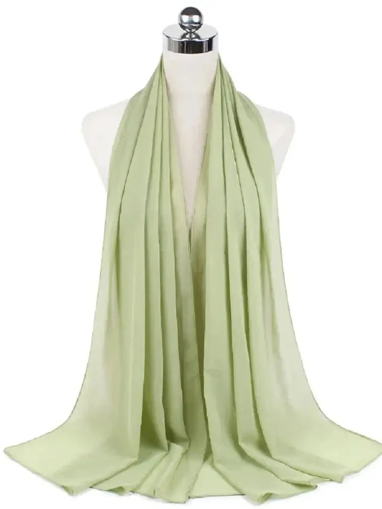 Foulard hijab mousseline prêt-à-porter 70x180 cm Naeloura — vue secondaire 15