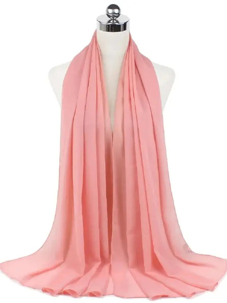 Foulard hijab mousseline prêt-à-porter 70x180 cm Naeloura — vue secondaire 55