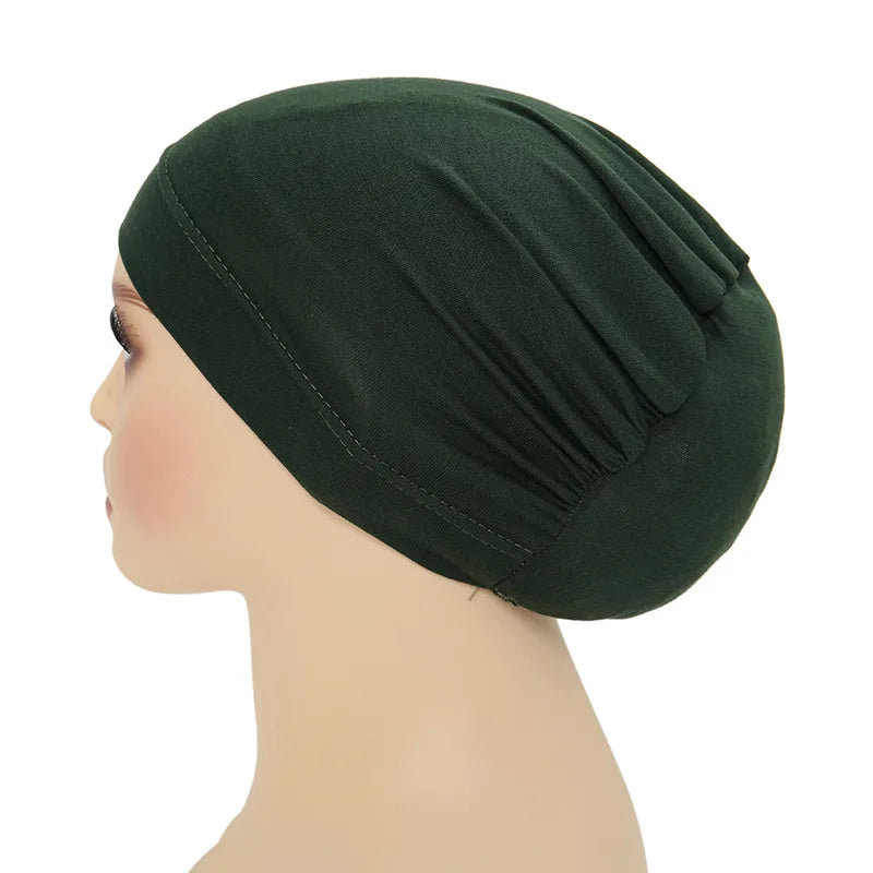 Bonnet sous-hijab modal extensible Naeloura — vue secondaire 19