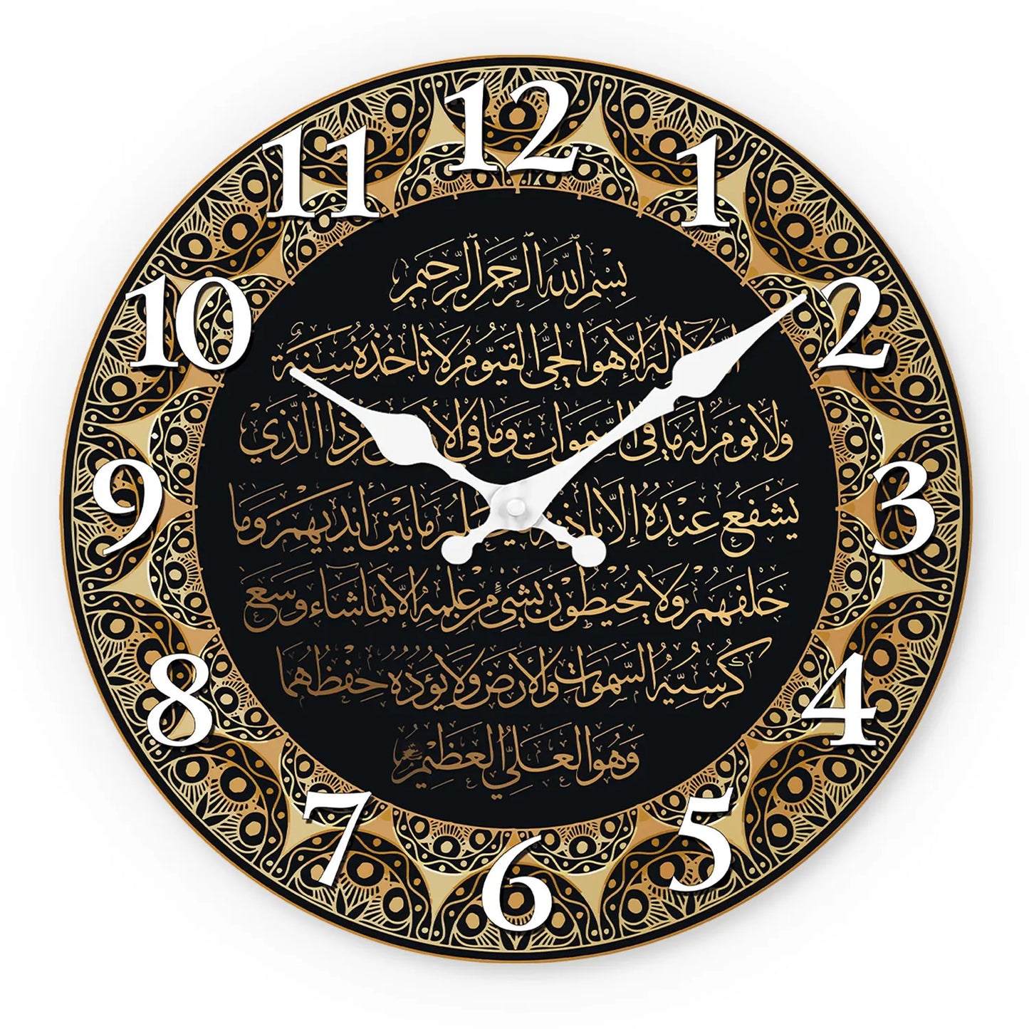 Horloge murale islamique en bois Naeloura — vue secondaire 4