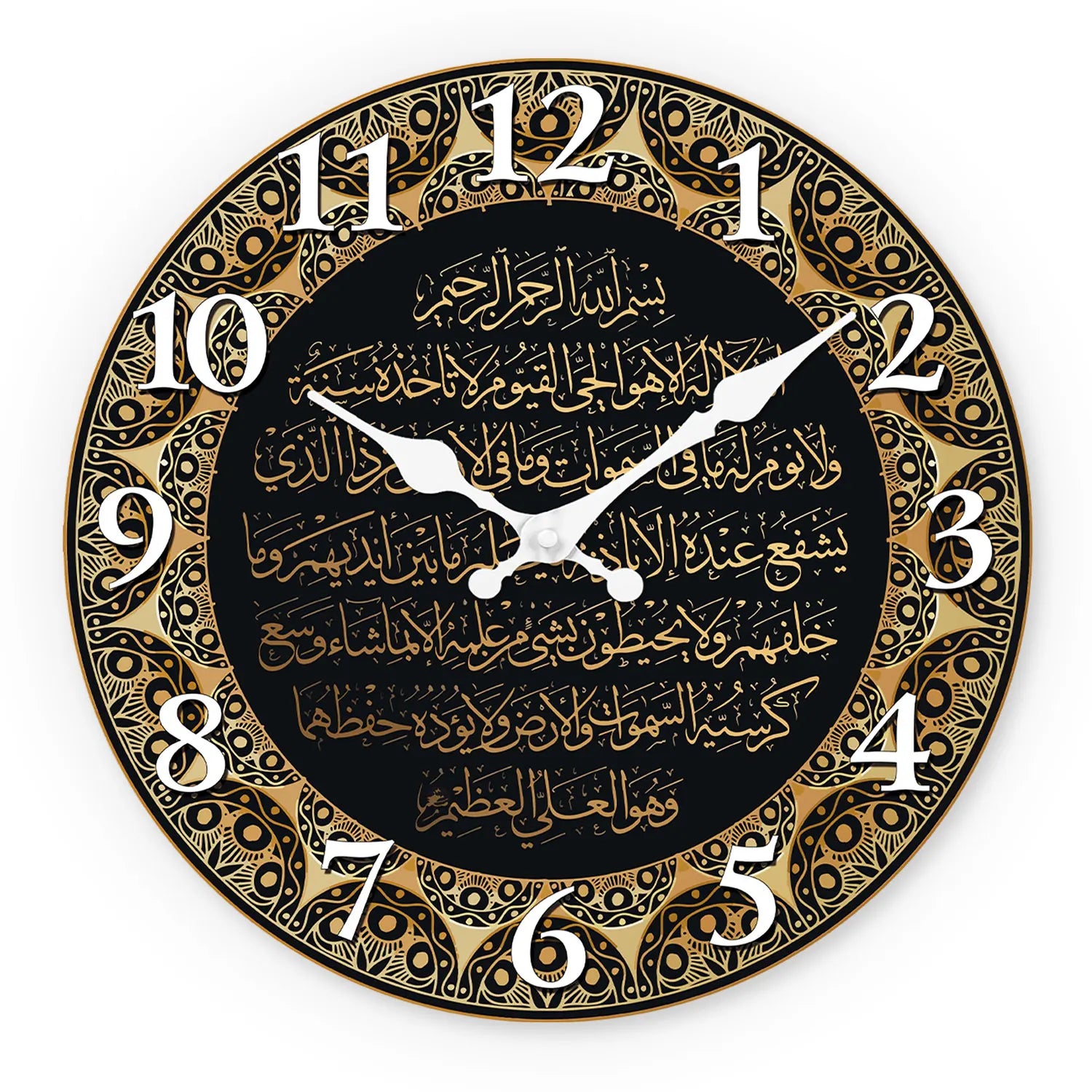 Horloge murale islamique en bois Naeloura — vue secondaire 4
