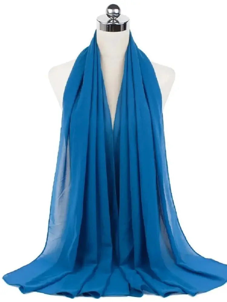 Foulard hijab mousseline prêt-à-porter 70x180 cm Naeloura — vue secondaire 23