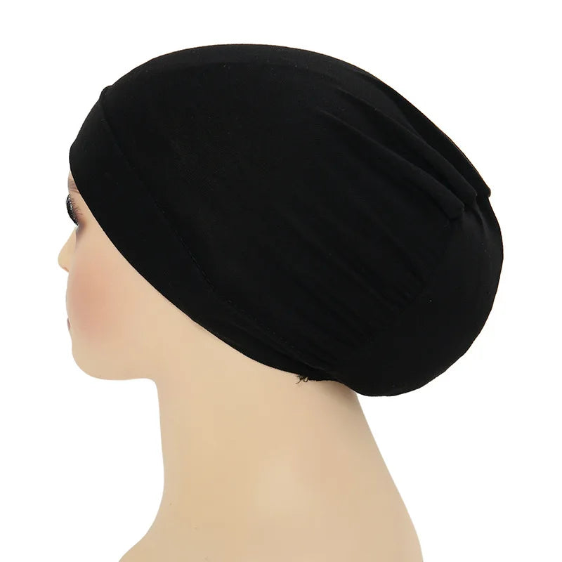 Bonnet sous-hijab modal extensible Naeloura — vue secondaire 9