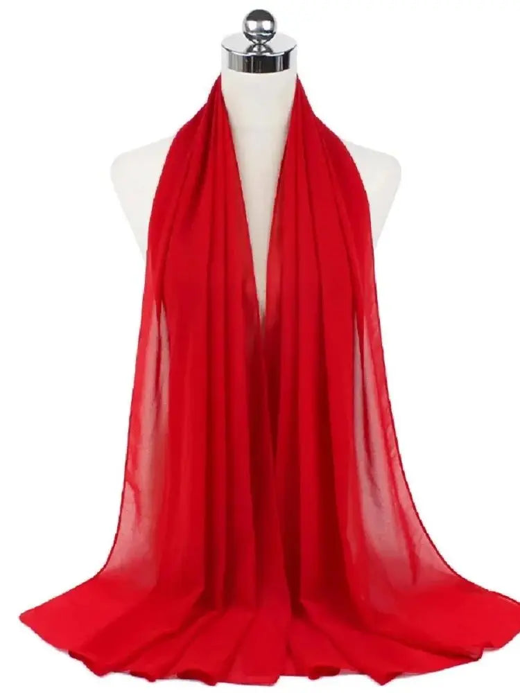 Foulard hijab mousseline prêt-à-porter 70x180 cm Naeloura — vue secondaire 50