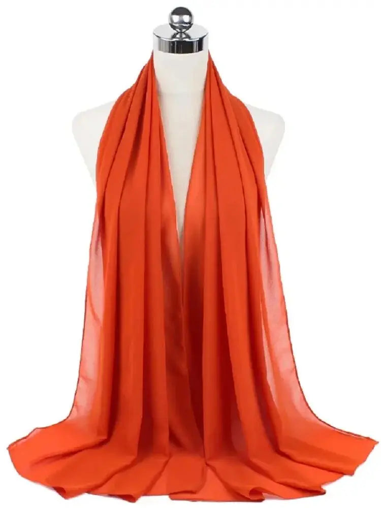 Foulard hijab mousseline prêt-à-porter 70x180 cm Naeloura — vue secondaire 28