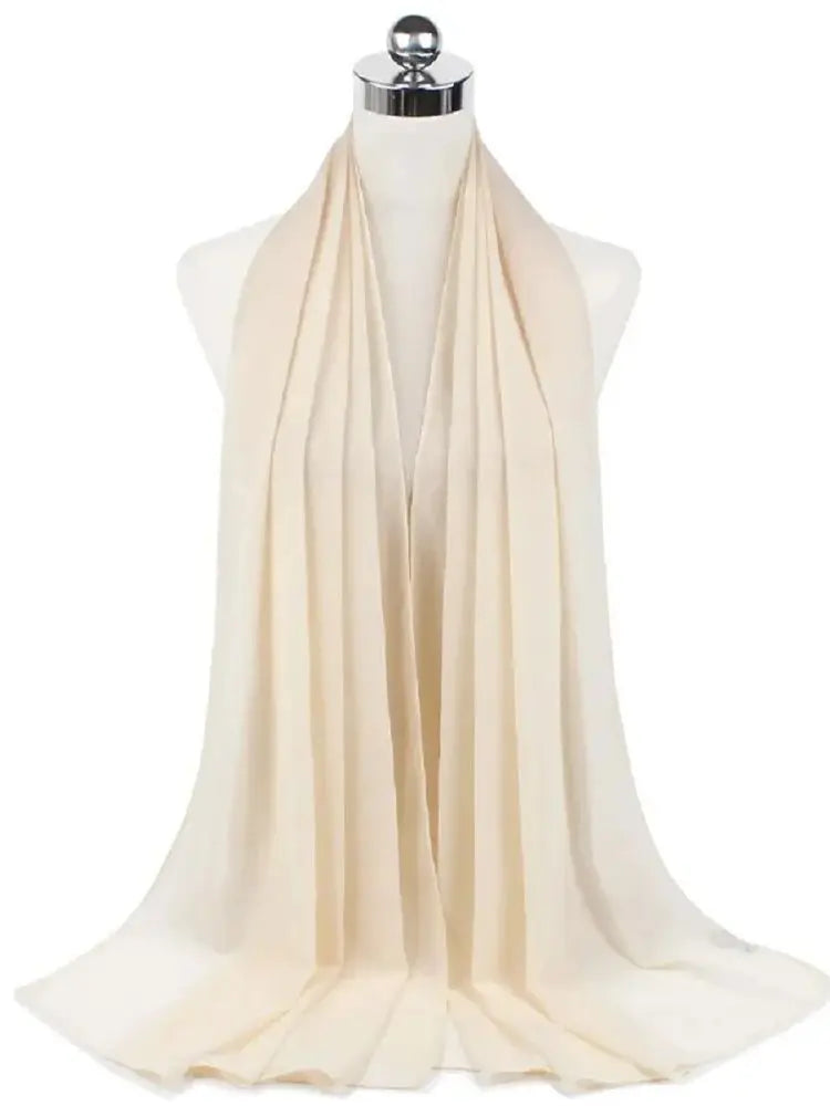 Foulard hijab mousseline prêt-à-porter 70x180 cm Naeloura — vue secondaire 19