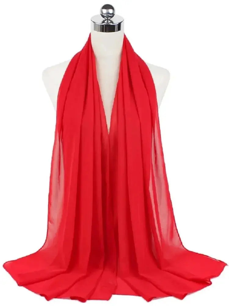 Foulard hijab mousseline prêt-à-porter 70x180 cm Naeloura — vue secondaire 58