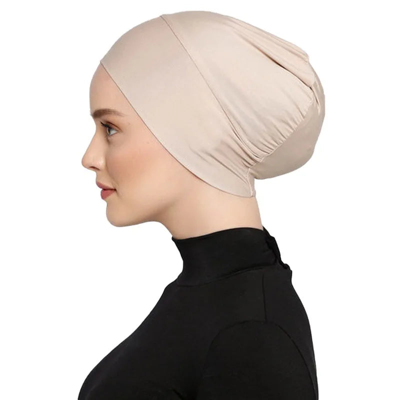 Bonnet sous-hijab modal extensible Naeloura — vue secondaire 2