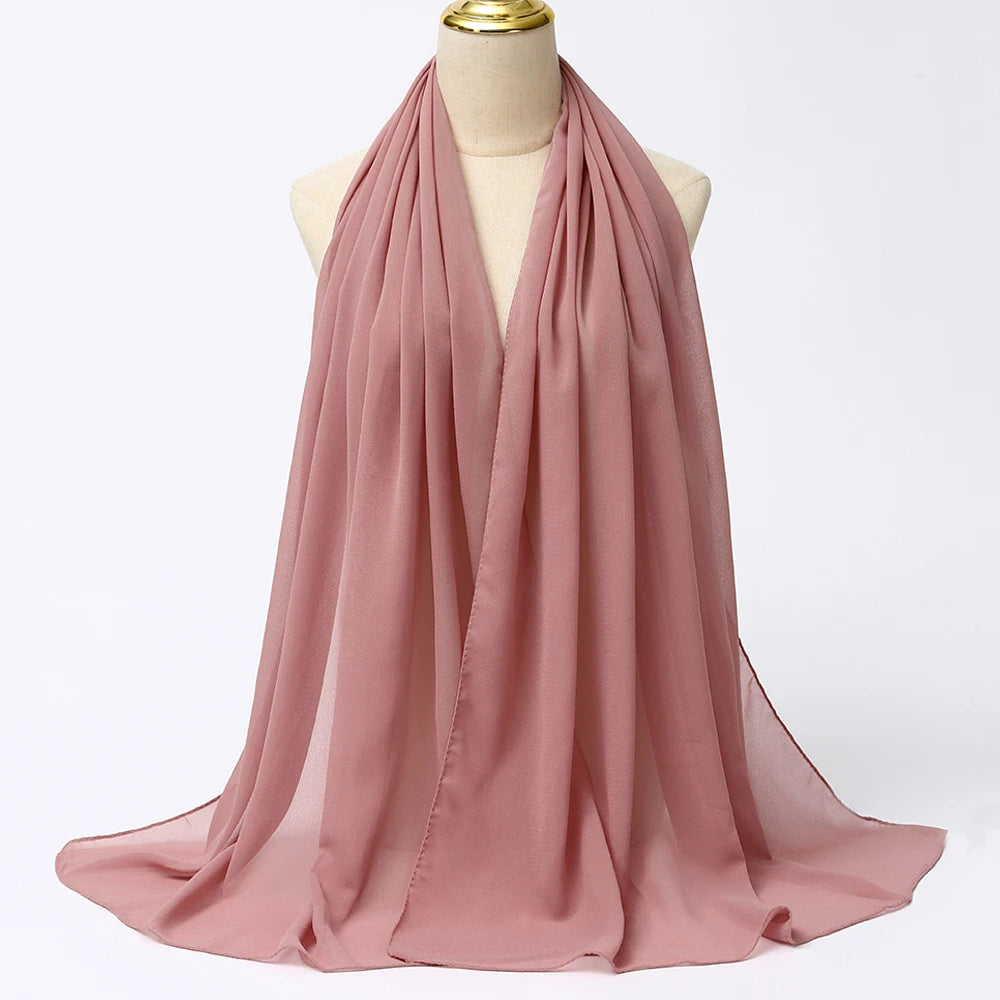Hijab mousseline chiffon 175x70 cm Naeloura — vue secondaire 11