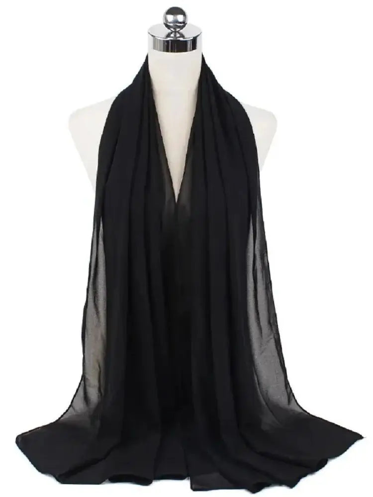 Foulard hijab mousseline prêt-à-porter 70x180 cm Naeloura — vue secondaire 46