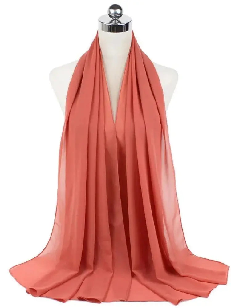 Foulard hijab mousseline prêt-à-porter 70x180 cm Naeloura — vue secondaire 14
