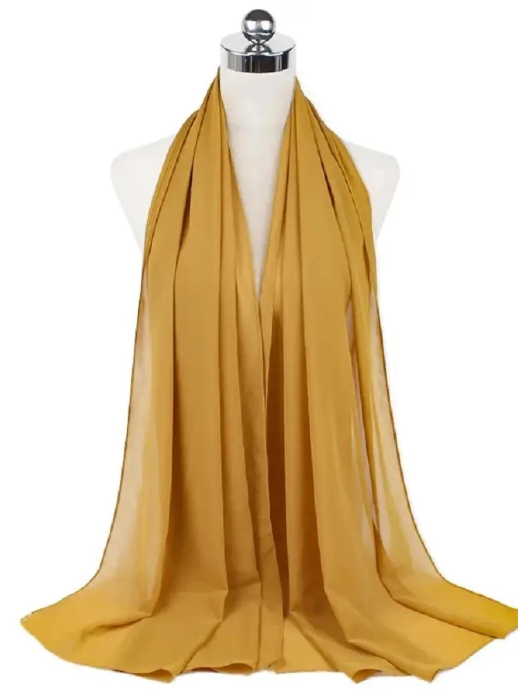Foulard hijab mousseline prêt-à-porter 70x180 cm Naeloura — vue secondaire 37